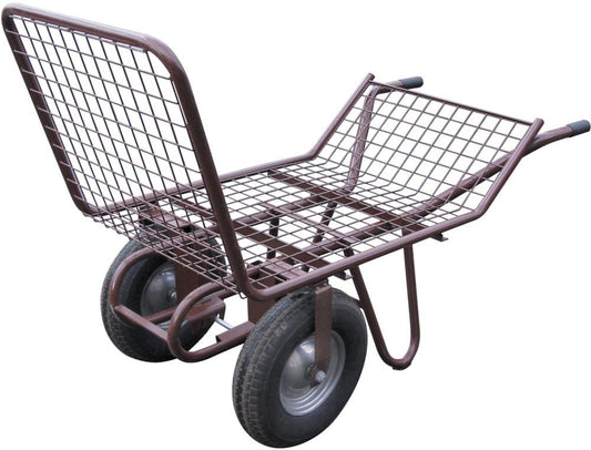 Universal trolley with grid support and 2 wheels