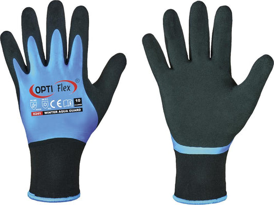 Winter Aqua Guard knitted protective gloves, size 9, OPTIFLEX