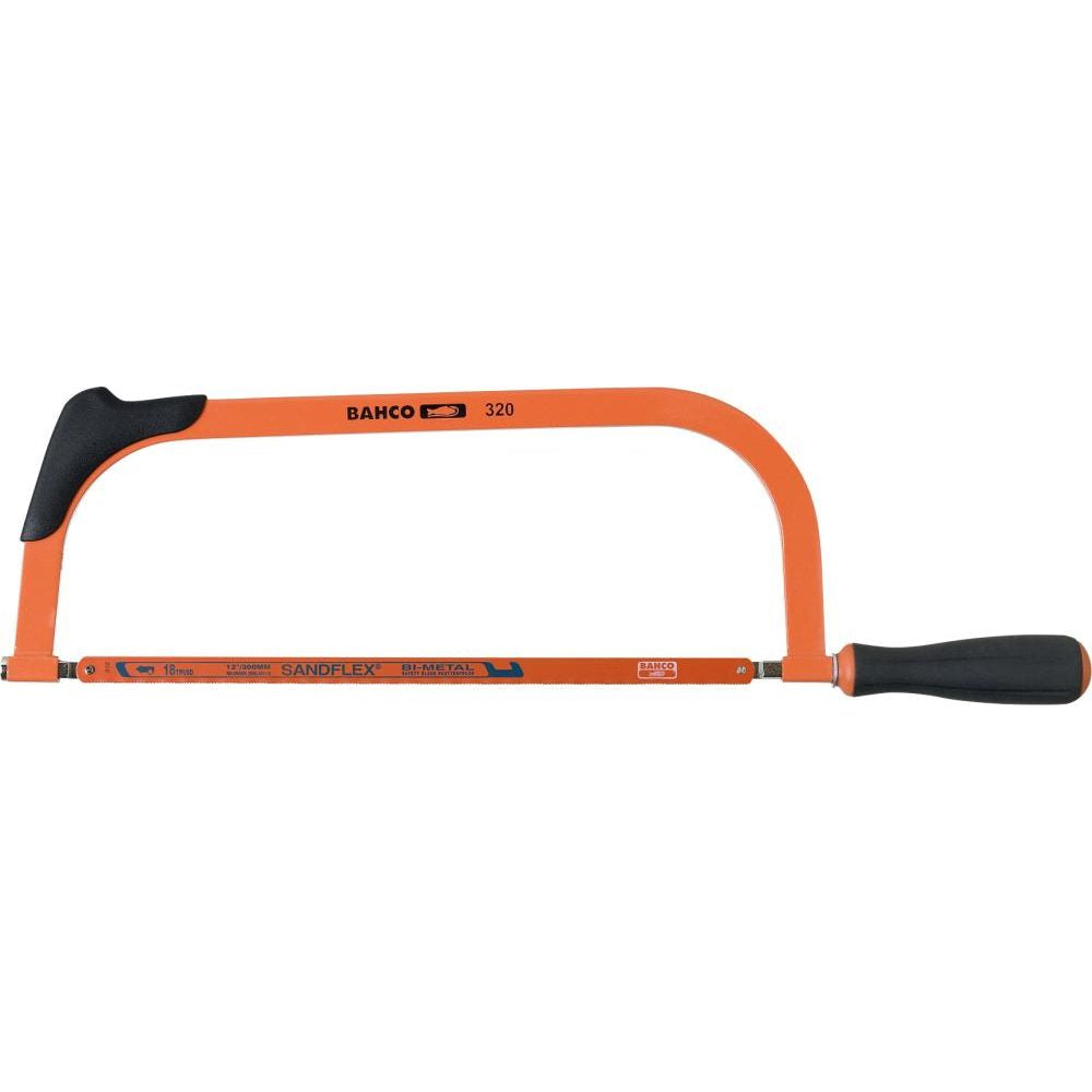 Fierastrau manual pentru metal cu panza 300mm si 24 dinti per inch, 320, BAHCO - sefira.ro
