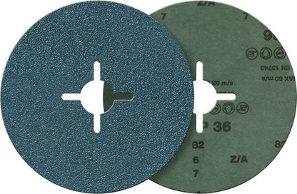 Abrasive polishing disc for stainless steel, 115mm, grit 24, FORTIS