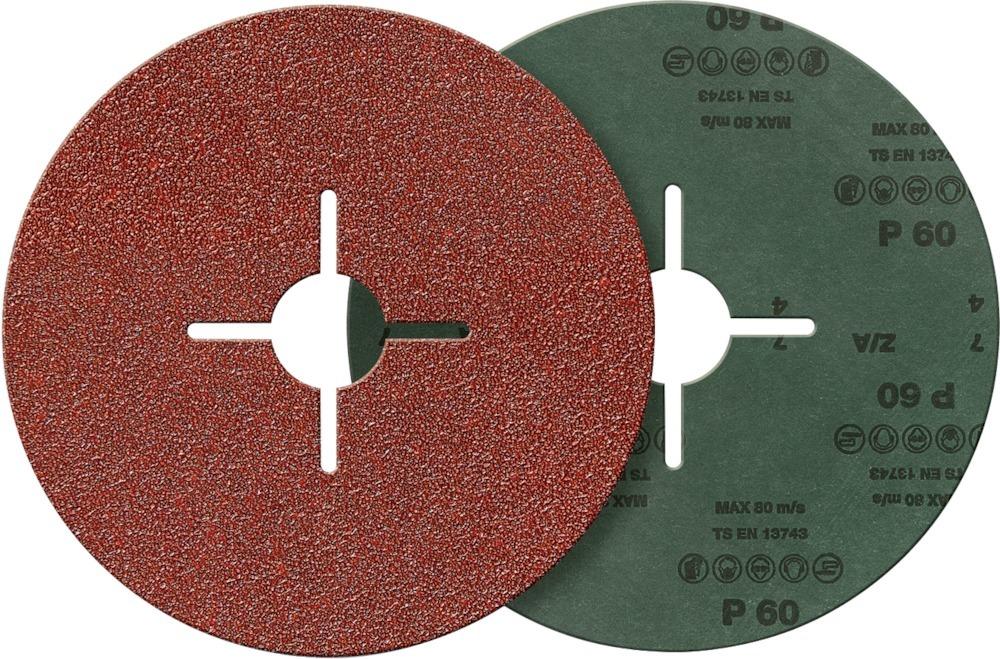 Abrasive disc for universal metal grinding, 115mm, grit 40, corundum, FORTIS