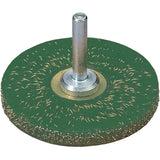 Perie de sarma din otel alamit, rotunda, coada 6mm, diam.63mm, sarma 0,3mm, OSBORN - sefira.ro