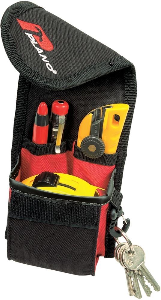 Tool belt bag with compartments, with carabiner, 100x50x170mm, PLANO