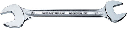 Open-end wrench, 6x7mm, length 120mm, head thickness 3.7mm, STAHLWILLE