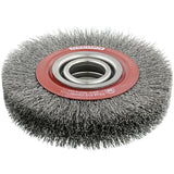 Perie de sarma din otel, rotunda, diam.125mm, sarma 0,3mm ondulata, prindere 20mm, Osborn - sefira.ro