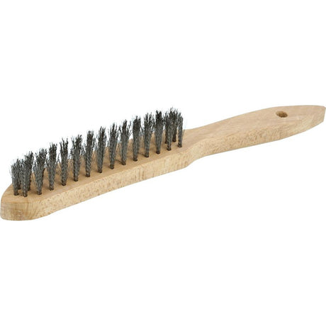 Perie de sarma din inox, 2 randuri de sarma 0,3mm ondulata, 295/145mm, OSBORN - sefira.ro