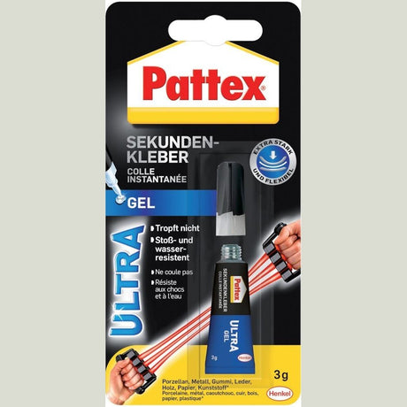 Adeziv Universal Pattex Ultra Gel instant, tub 3g, PATTEX® - sefira.ro