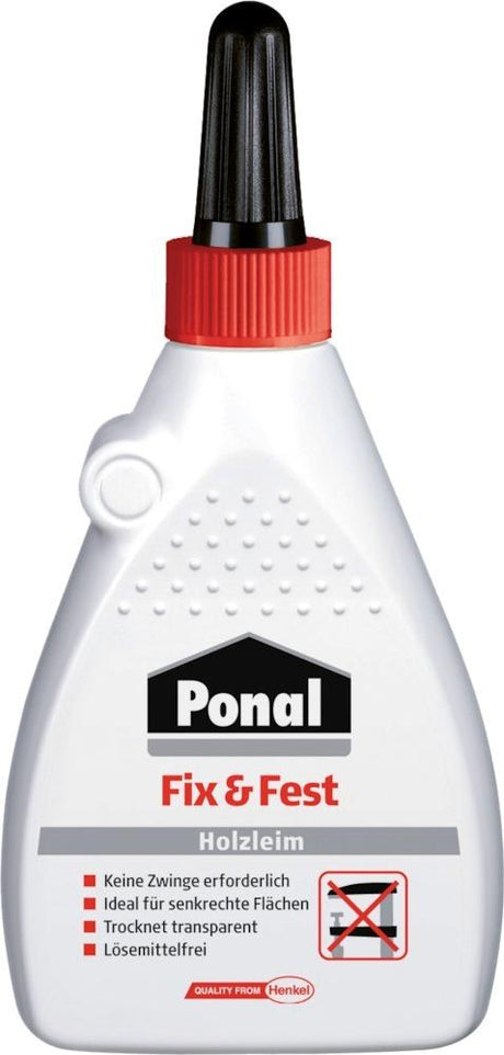Adeziv pentru lemn Ponal Fix + Fest, extrem de aderent, fara fixare, 100g, HENKEL - sefira.ro