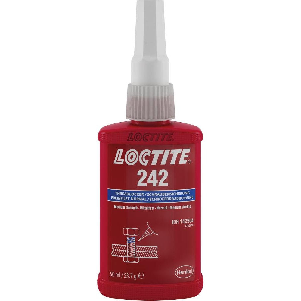 Adeziv blocare suruburi Loctite® 242, rezistenta medie, flacon 10ml, LOCTITE - sefira.ro