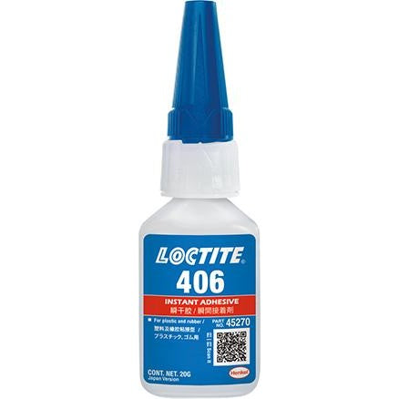 Adeziv rapid Loctite® 406, 2-10 secunde, flacon 20g, LOCTITE - sefira.ro