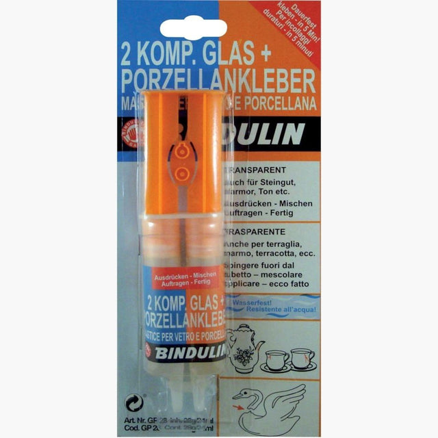 Adeziv pentru sticla si portelan, GP28, 28g, BINDULIN - sefira.ro