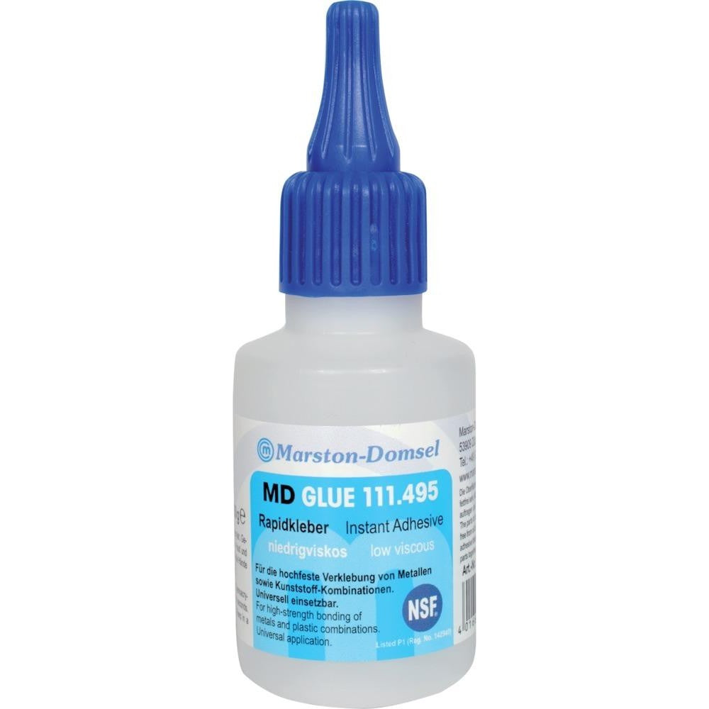Adeziv Super Glue 111.495, flacon 0.02 kg, transparent, MARSTON-DOMSEL - sefira.ro