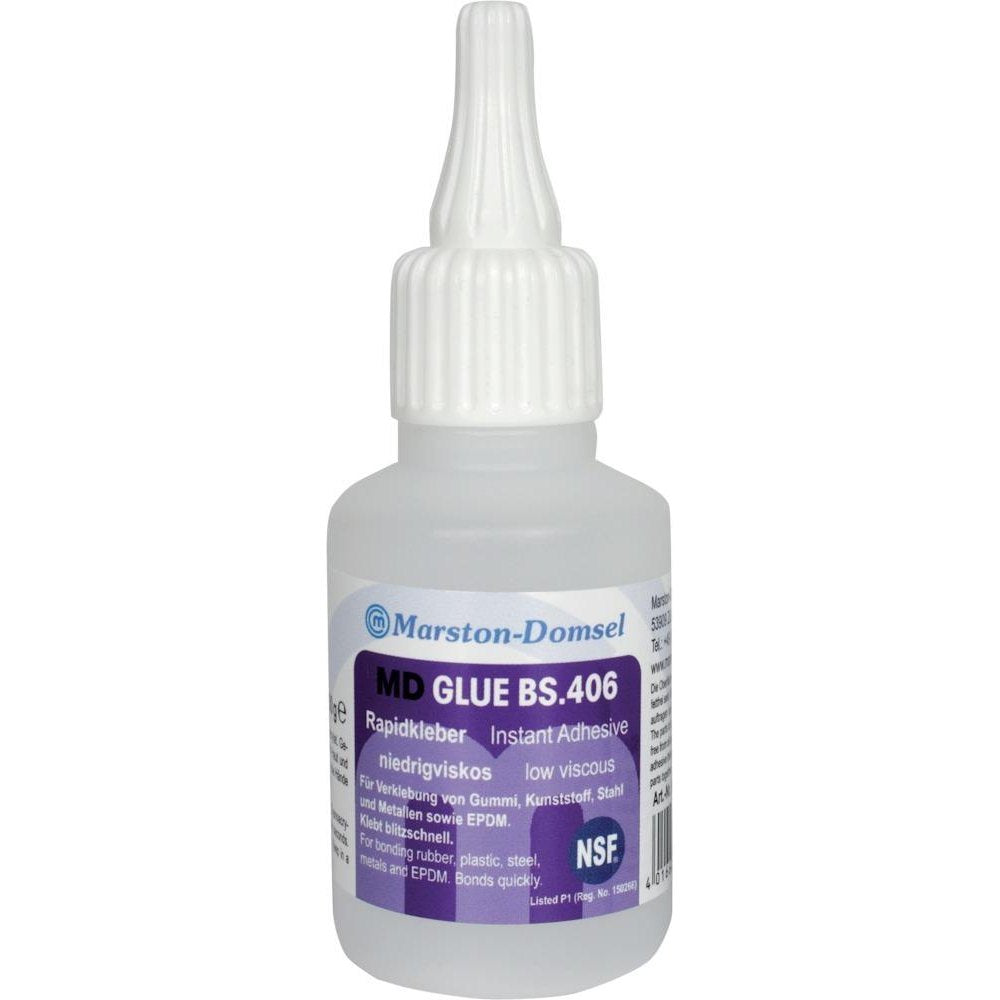 Adeziv Super Glue BS.406, flacon 0.02 kg, vascozitate redusa, MARSTON-DOMSEL - sefira.ro