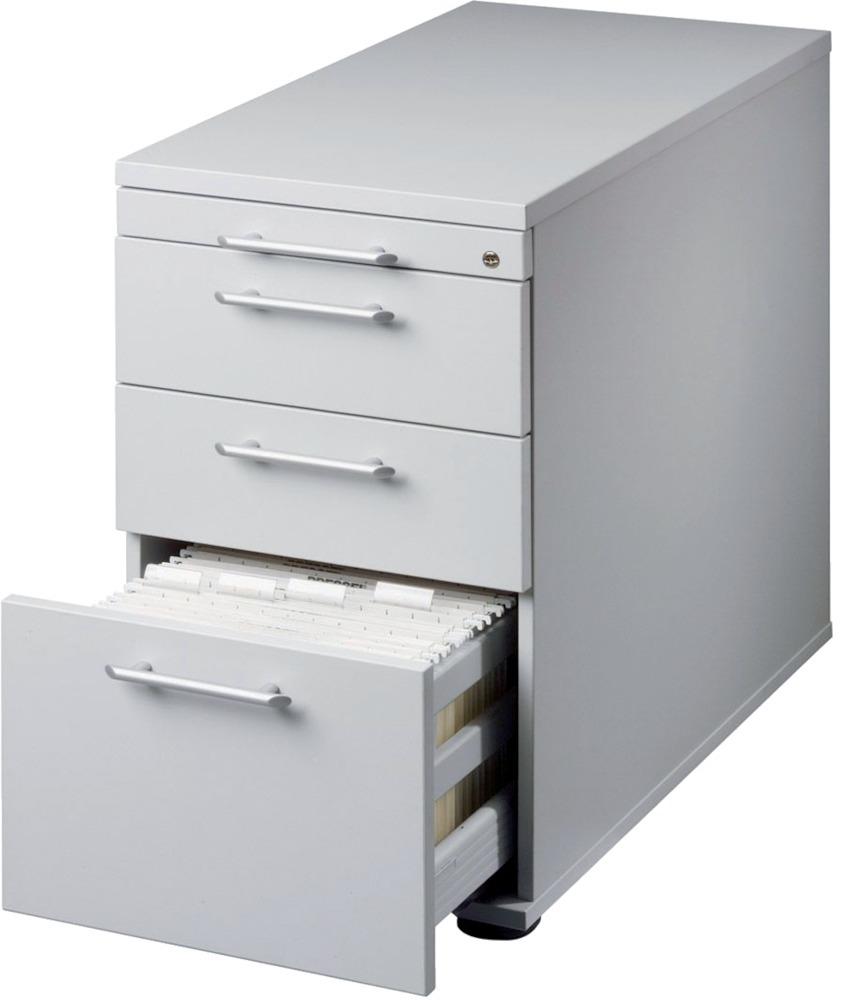 Container pe picioare gri deschis 2 sertare, 1HR STRETCH