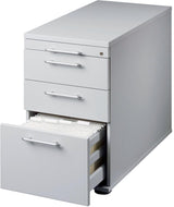 Container pe picioare gri deschis 2 sertare, 1HR STRETCH