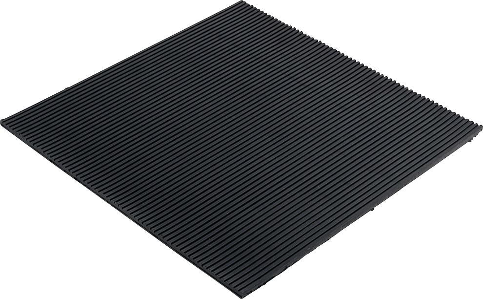 SBR anti-vibration mat, black 10mm, 500x500mm