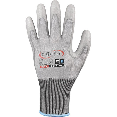 Manusi de protectie impotriva taierii Soft Cut, HDPE, marime 8, OPTIFLEX - sefira.ro