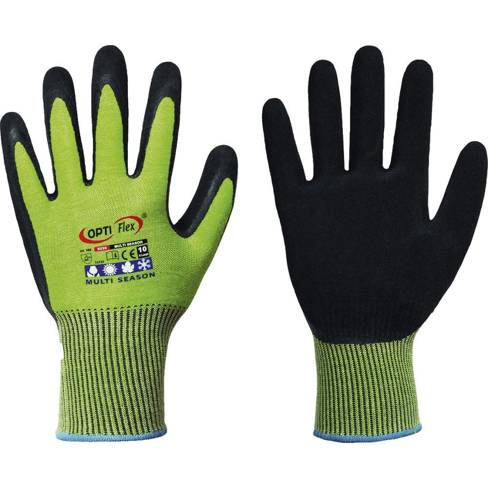 Manusi de protectie tricot, MultiSeason, marimea 8, OPTIFLEX - sefira.ro