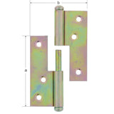 Balama semiingropata din otel, 80 x 65 mm, deschidere usa spre dreapta, ALBERTS - sefira.ro