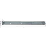 Brat balama pentru oblon, drept, inox, 400 x 40 mm, Ø 13mm, ALBERTS - sefira.ro