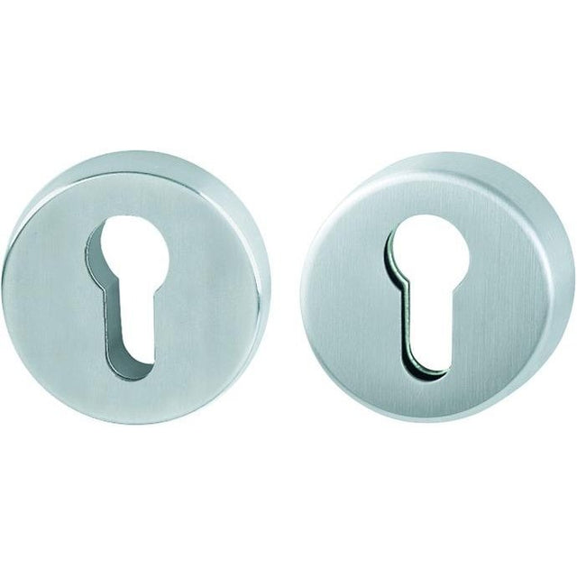 Pereche de rozete de protectie E42NSB/42HS, inox, Ø 55 mm, pentru usi 57-72mm, HOPPE - sefira.ro