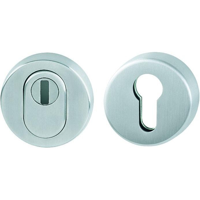Pereche de rozete de protectie E42ZNSB-ZA/42HS, otel, Ø 55 mm, proeminenta cilindrului 10-18mm, HOPPE - sefira.ro