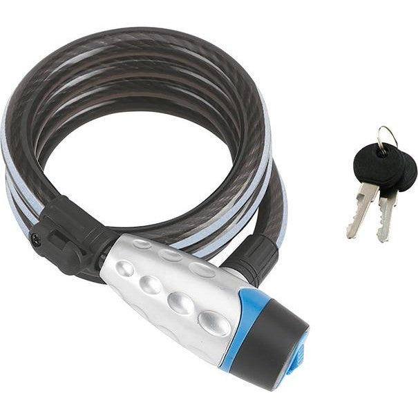 Lacat cu cablu extra gros de otel 650, Ø 15mm, 80 cm, cu 2 chei, BURG WACHTER - sefira.ro