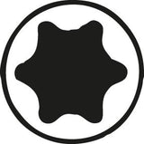 Set tubulare bit 1/2", T20 - T60, pentru suruburi TORX® interior, 18 bucati, Nr. ITX 19 LKP, GEDORE - sefira.ro