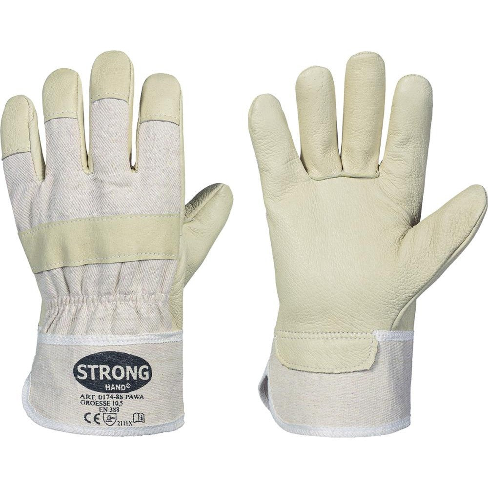 Manusi de protectie 88 PAWA, captusita, piele de porc, marime 10, STRONGHAND - sefira.ro