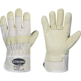 Manusi de protectie 88 PAWA, captusita, piele de porc, marime 10, STRONGHAND - sefira.ro