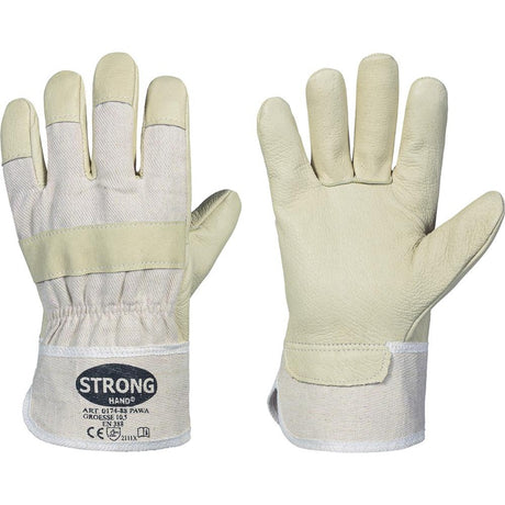 Manusi de protectie 88 PAWA, captusita, piele de porc, marime 10, STRONGHAND - sefira.ro