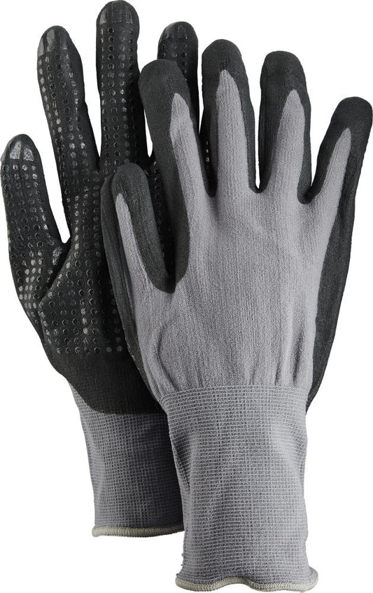 GemoMech® 665+ protective textile gloves, nitrile coating, size 6, gray-black, HONEYWELL