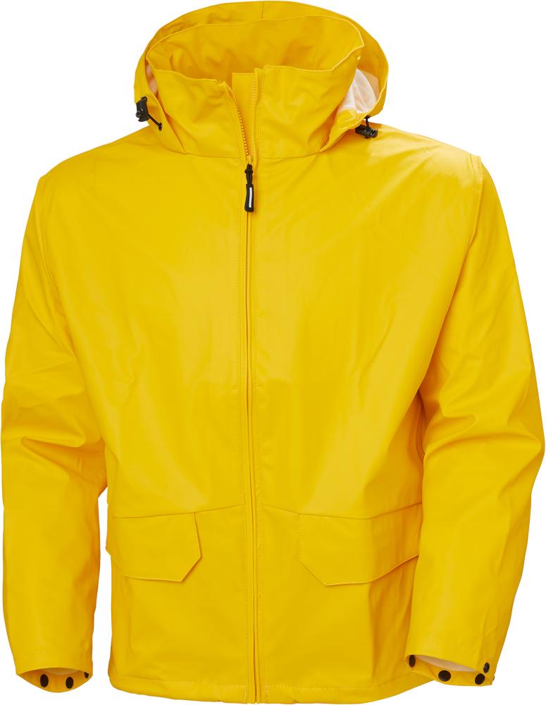 Voss rain jacket, size S, PU stretch, yellow, HELLY HANSEN