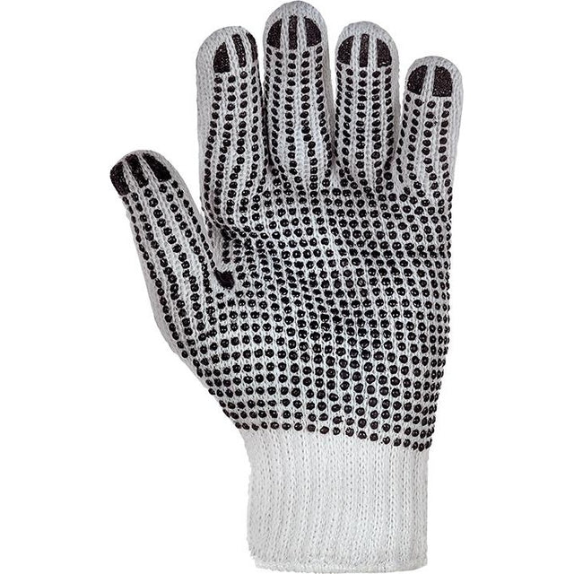Manusi de protectie tricotate, cu buline antiderapante pe o parte, marime 9 - sefira.ro