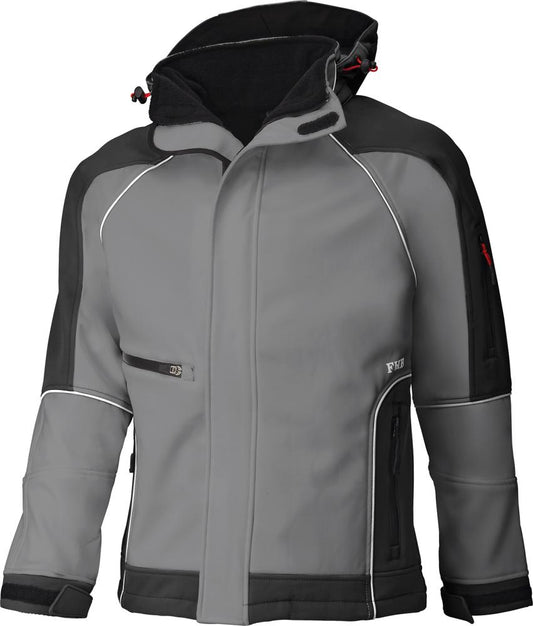 WALTER softshell jacket, gray-black, size M, FHB