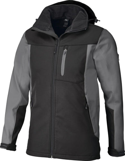 Jacheta softshell JANNIK, gri-negru, marimea M, FHB