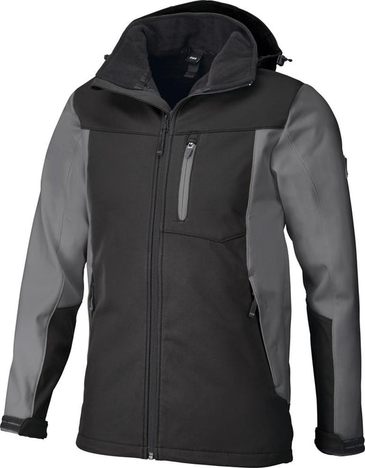 JANNIK softshell jacket, gray-black, size M, FHB