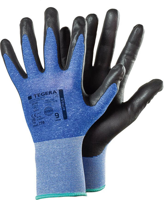 TEGERA 779 assembly gloves, size 6, nitrile coating, EJENDALS