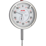 Ceas comparator cu diametru mare, 0-10mm, cardan 80mm, citire 0.01mm, KAFER - sefira.ro