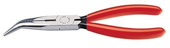 Long, curved, half-round nose pliers, 200 mm, KNIPEX