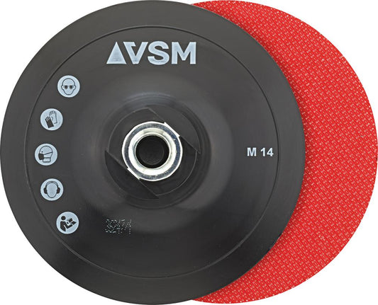 Suport pentru disc abraziv cu scai 115mm, prindere M14, flexibil, VSM