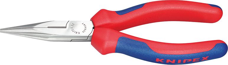 Long nose pliers, 140 mm, straight, polished head, KNIPEX