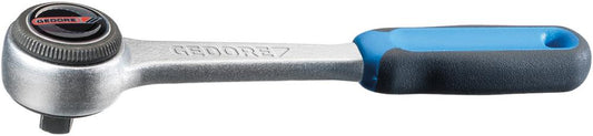 Ratchet driver, 1/4", length 129 mm, 72 teeth, GEDORE