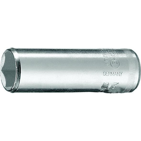 Cheie tubulara hexagonala lunga 1/4", 4 mm, 6 canturi, DIN 3124, Nr. 20 L 4, GEDORE - sefira.ro