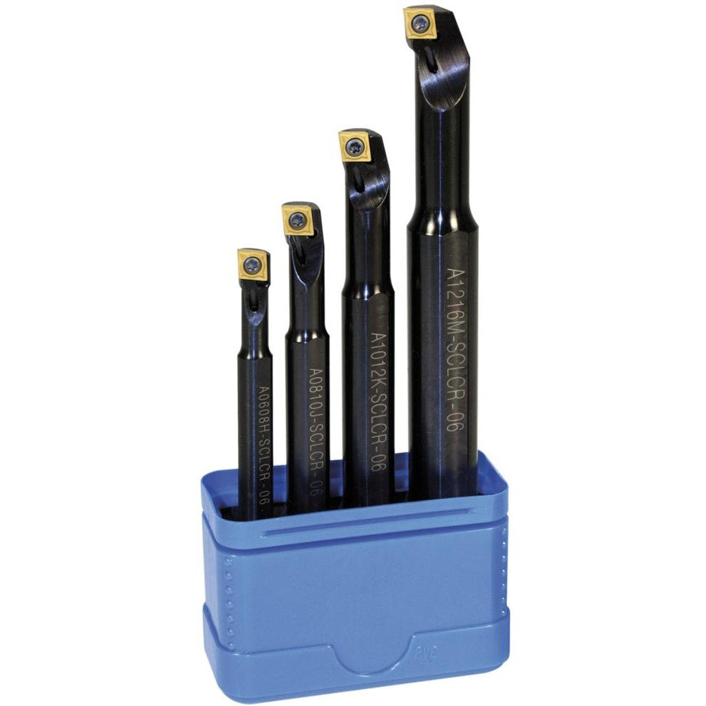 Set cutite pentru strunjire ISO 95°, SCLCR, executie pe dreapta, 4 buc - sefira.ro