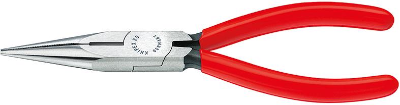 Long nose pliers, 140 mm, straight, polished head, KNIPEX