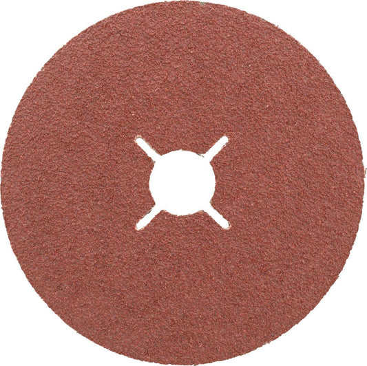 Abrasive disc for steel, 115mm, grit 16, corundum, textile backing, FORUM