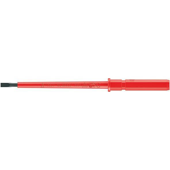Lama interschimbabila izolata VDE, 0,6x3,5x154mm, pentru suruburi drepte, 05006502001, WERA - sefira.ro
