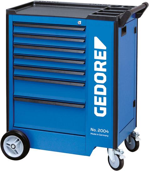 Tool cabinet, mobile, 865x1020x605mm, 7 drawers, empty, GEDORE