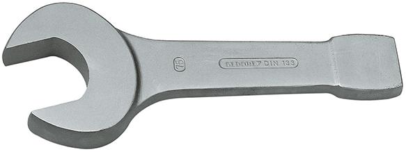 High impact open-end wrench, 27 mm, length 181 mm, DIN 133, GEDORE